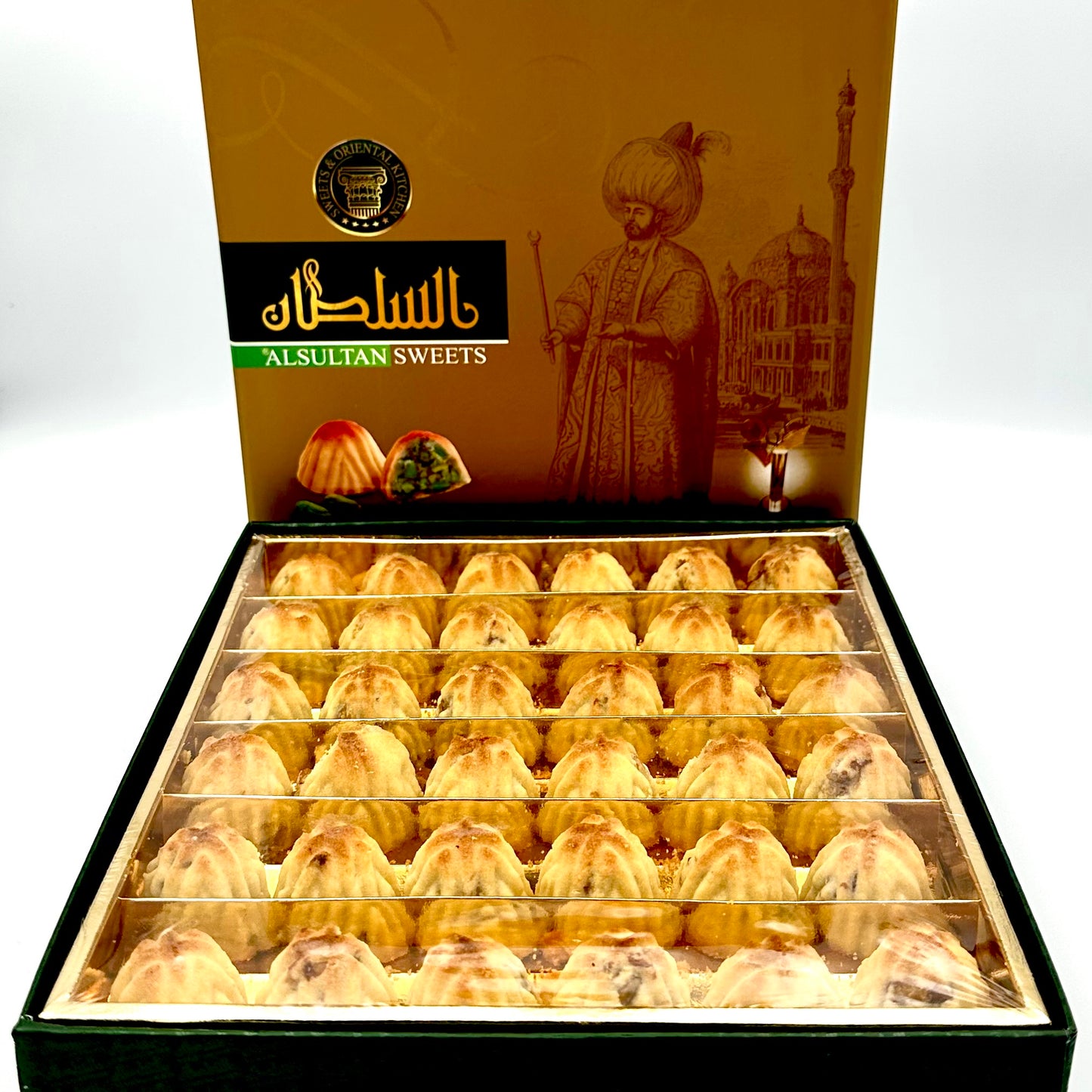 ALSULTAN Sweets Pistachio Maamoul 500g