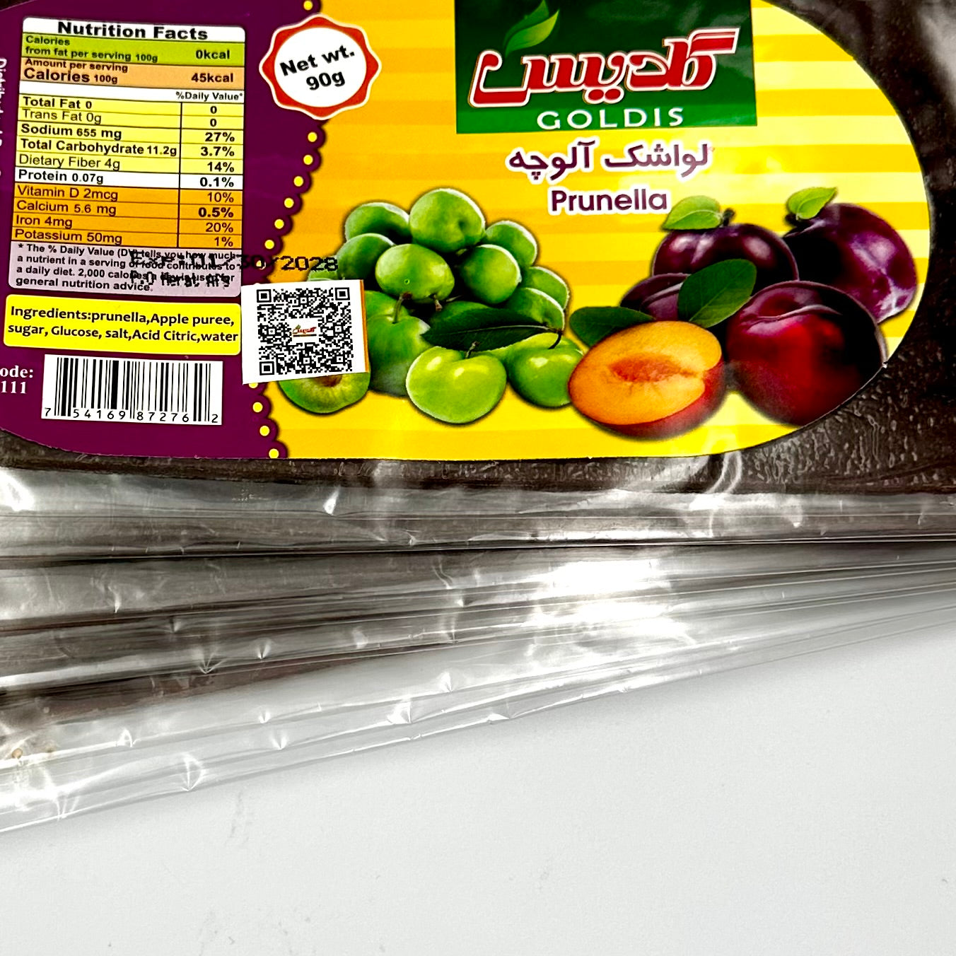 Goldis Fruit Roll Assorted Flavors 90 g
