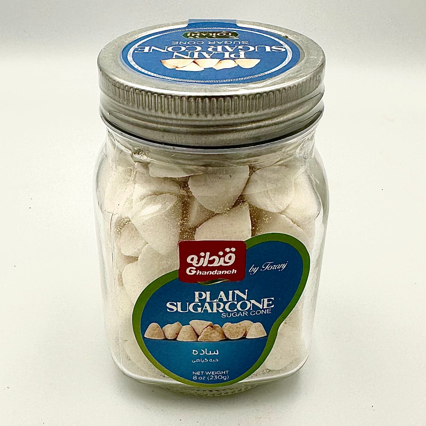 Ghandaneh Rock Sugar Cubes 8 oz (226 g) – Sugar Cone, Ginger, Saffron, Hibiscus Tea & Cardamom