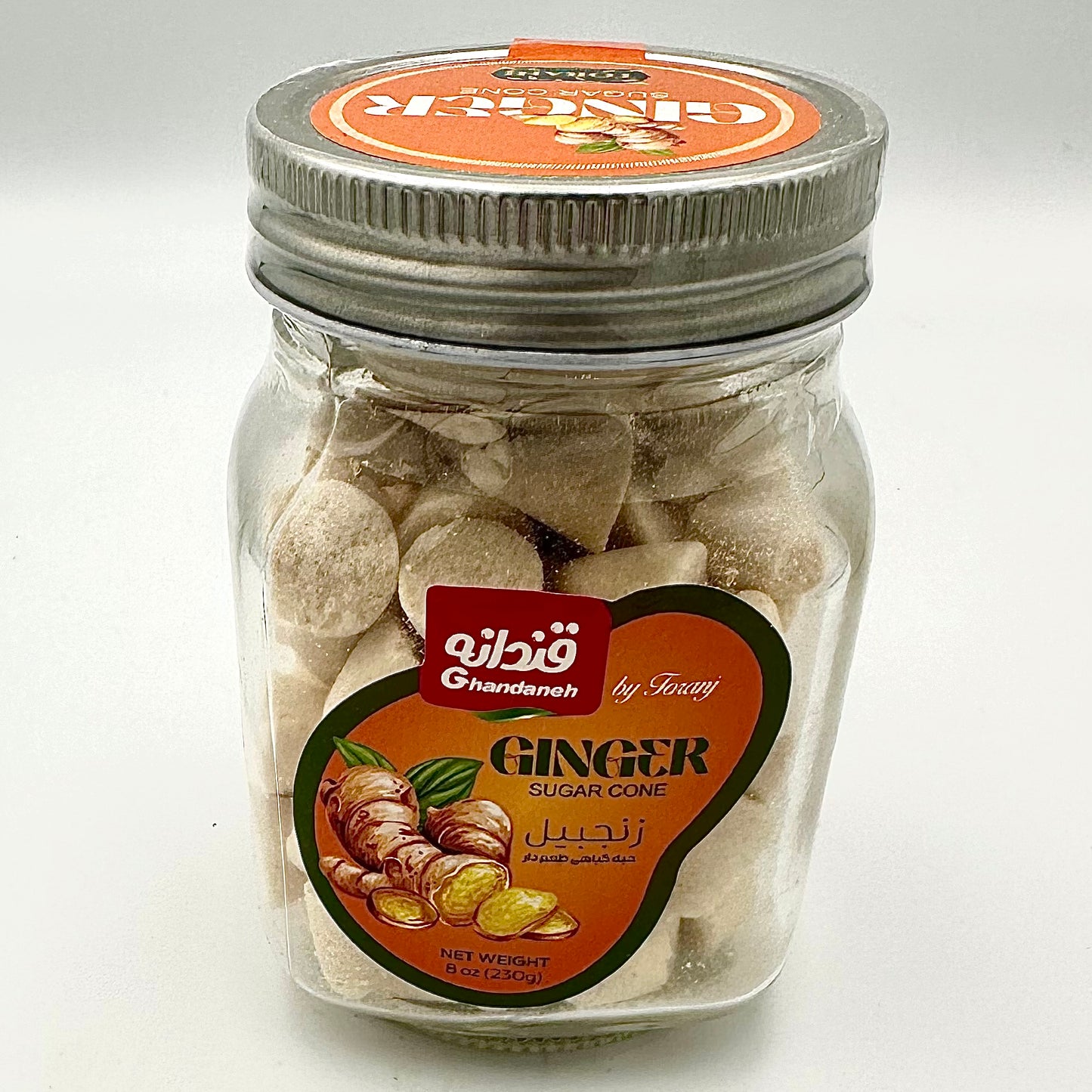 Ghandaneh Rock Sugar Cubes 8 oz (226 g) – Sugar Cone, Ginger, Saffron, Hibiscus Tea & Cardamom