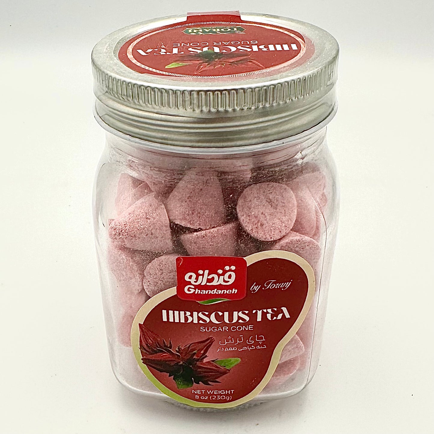 Ghandaneh Rock Sugar Cubes 8 oz (226 g) – Sugar Cone, Ginger, Saffron, Hibiscus Tea & Cardamom