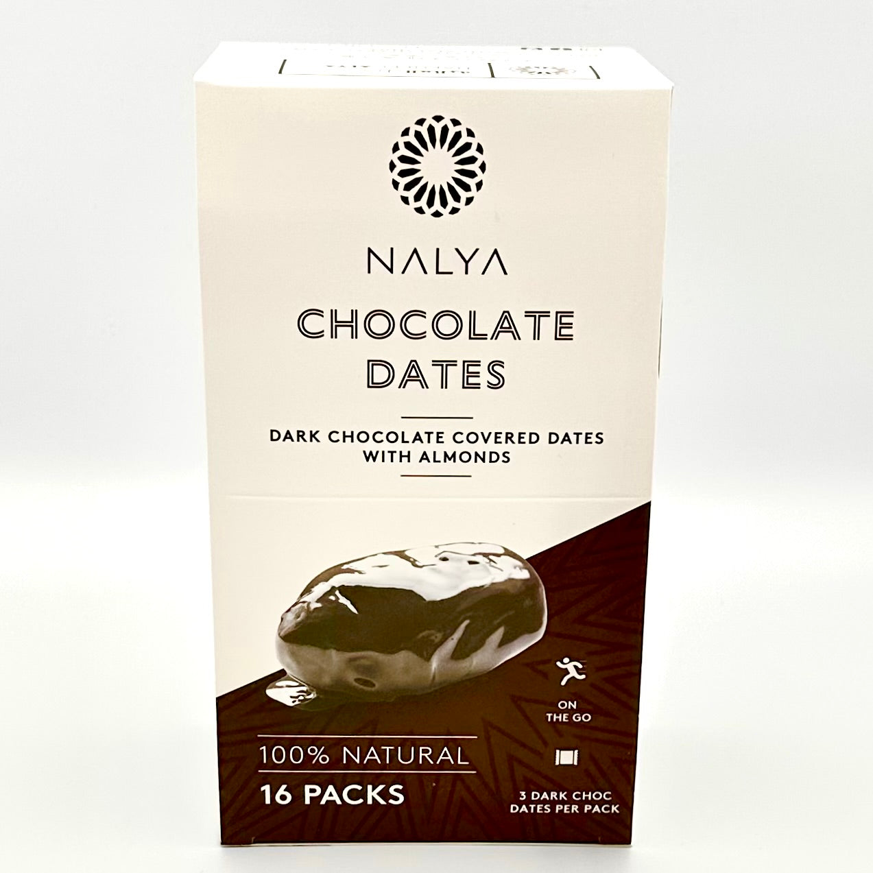 NALYA Dark Chocolate Covered Dates with Almond 480g