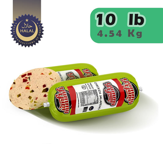 YummyYum-Kalbas Chicken Jalapeno-Halal-10 Lb 4.54 Kg