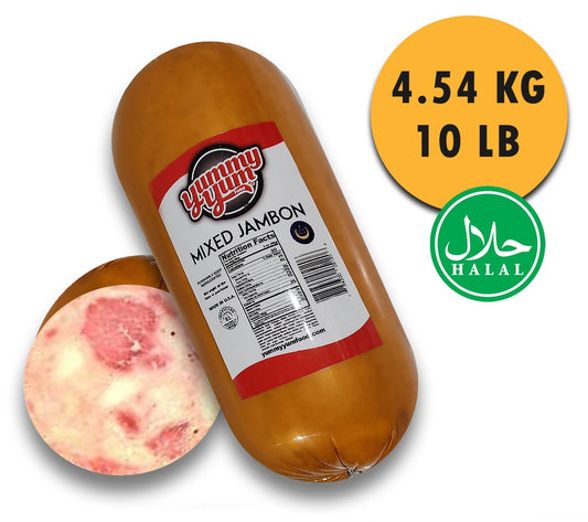 YummyYum-Kalbas Mix Jambon Chicken Beef-Halal-10 Lb 4.54 Kg