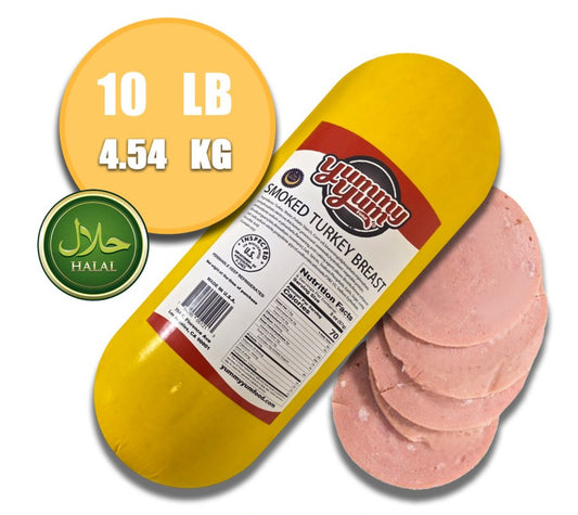 YummyYum-Kalbas Smoked Turkey Breast-Halal-10 Lb 4.54 Kg